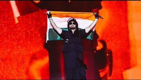 diljit dosanjh with indian flag