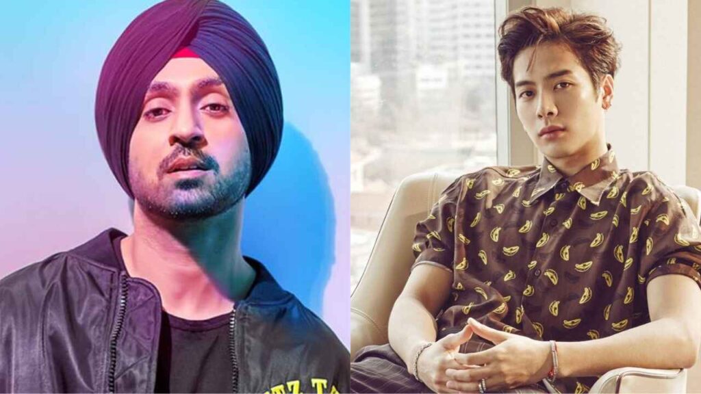 Diljit Dosanjh with Jackson Wang